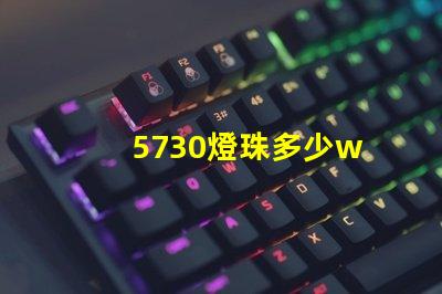 5730燈珠多少w 5730燈珠多少流明